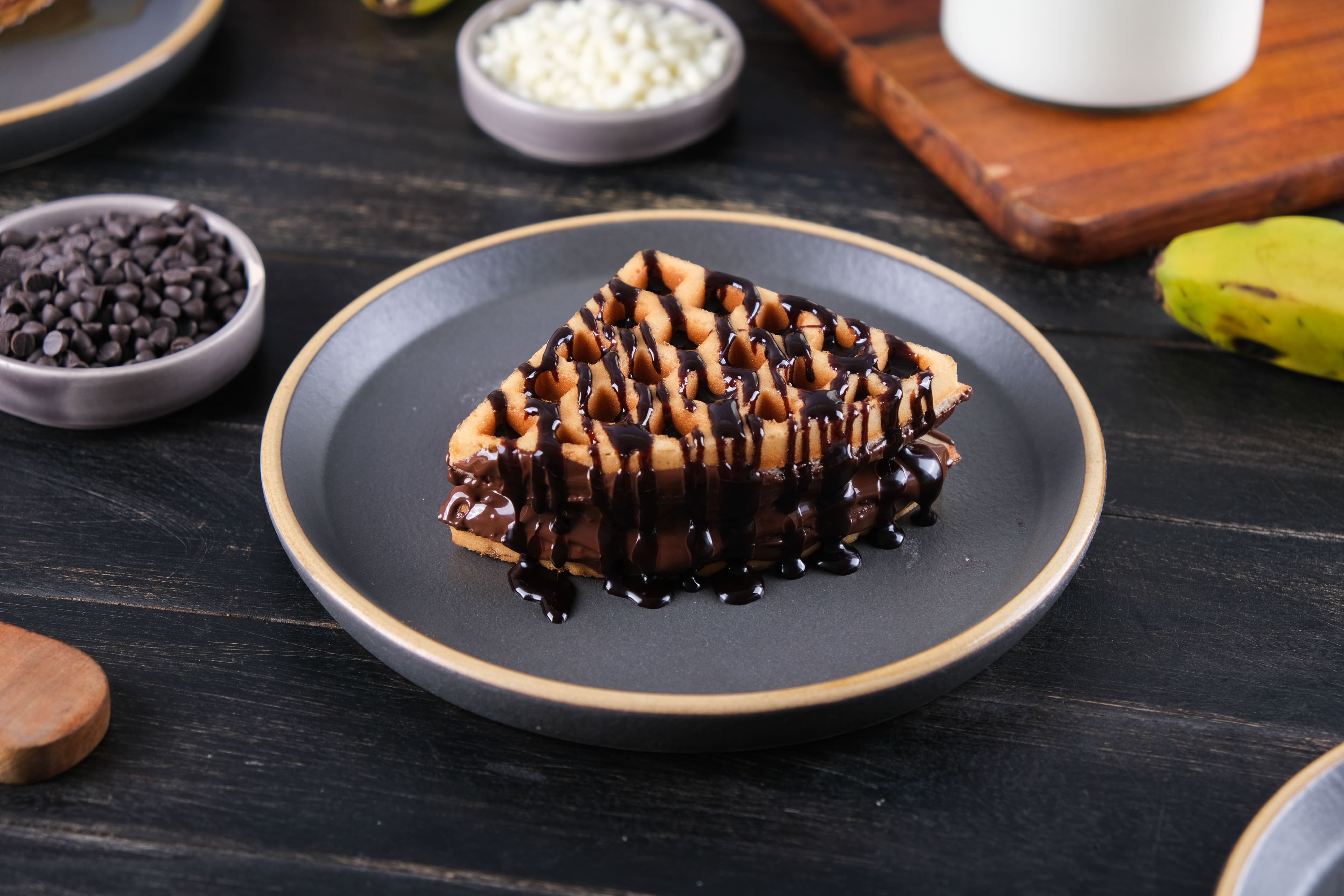 chocolate waffle